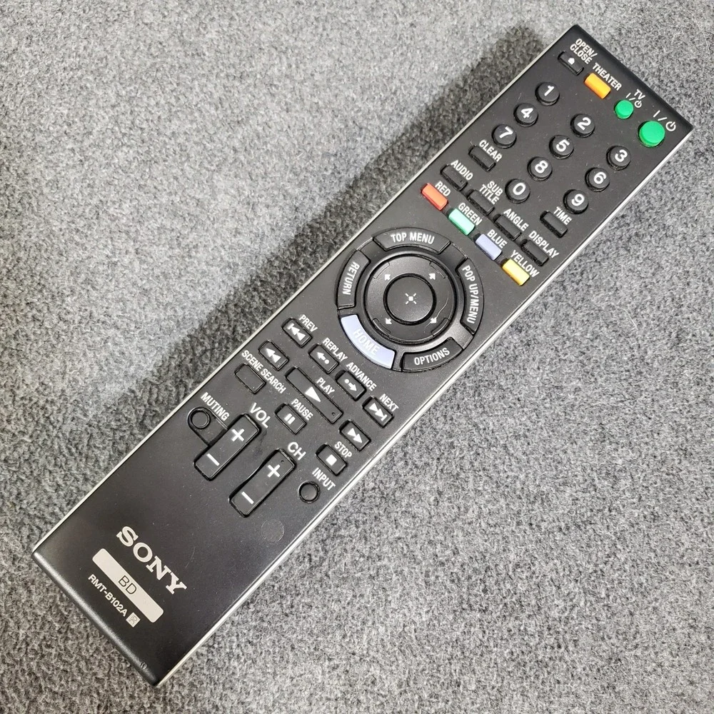 Sony Remote Control‎ RMT-B102A Blu-ray Player Replacement OEM Genuine